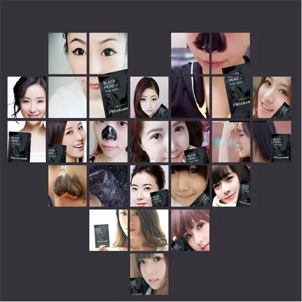 PILATEN Facial Mineral Mud Nose Strips Blackhead Remover black Mask