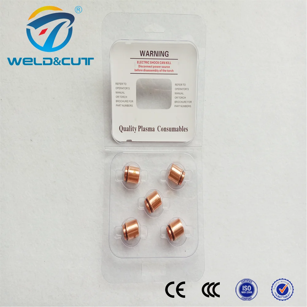 KEMAO 5 Pezzi Scudi Di Trascinamento 9-8236 Per Torcia Al Plasma Thermal Dynamics SL60/SL100, Materiali Di Consumo OEM Compatibili