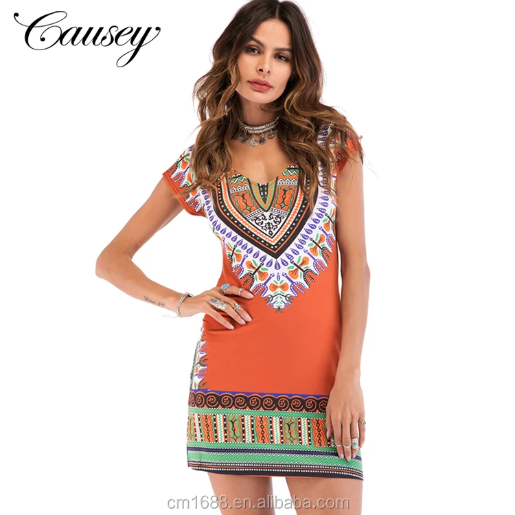 

2019 New Style Model Girl Dress African Dress Clothing Wholesale Manufacturer Sexy Maxi Dress, Floral/tropical print