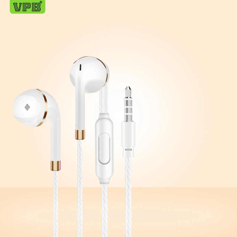 

VPB V5 Earphone Super Bass Microphone in ear 3.5mm For iphone 6 6s xiaomi for Mobile phone