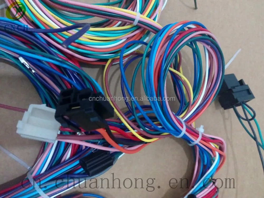 Car Engine Ecu Fuel Injector Wire Harness With Connectors - Buy