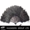 Wholesale Decorative Black Color Marabou Feather Fans