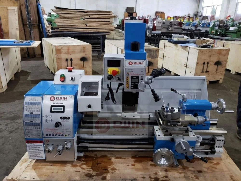 
mini combo lathe with dro lathe drill mill bhp290vf with low price 
