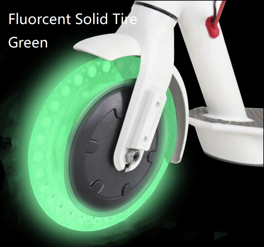 New Image Luminous Scooter Tires Mijia M365 Night Green Fluorescent