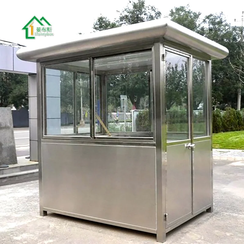 202 Stainless Steel Sentry Box Modular Guard House Outdoor Guard