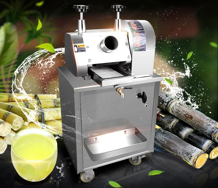 NEWEEK 3 roller electric sugarcane juice machine sugar cane juicer