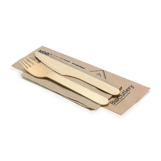 

100% Natural Organic Bamboo Flatware Cutlery Set With Travel Portable Reusable Original Bag Pouch