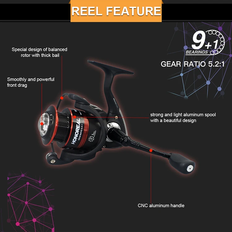 Pure Carbon Telescopic Fishing Rod and Reel Combo Fishing Tackle Set