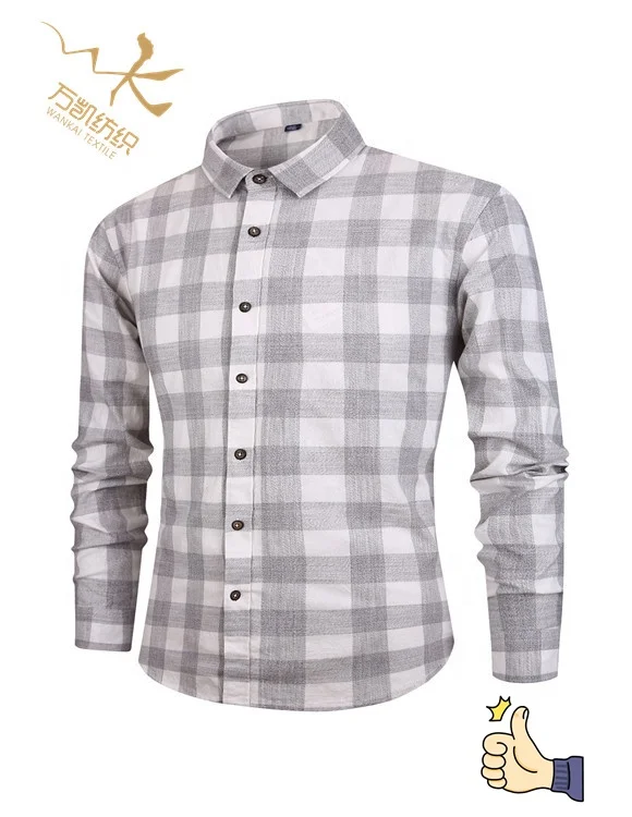 

2019 fashion design check best price new design style suiting fabric casual shirt man with high quality, N/a