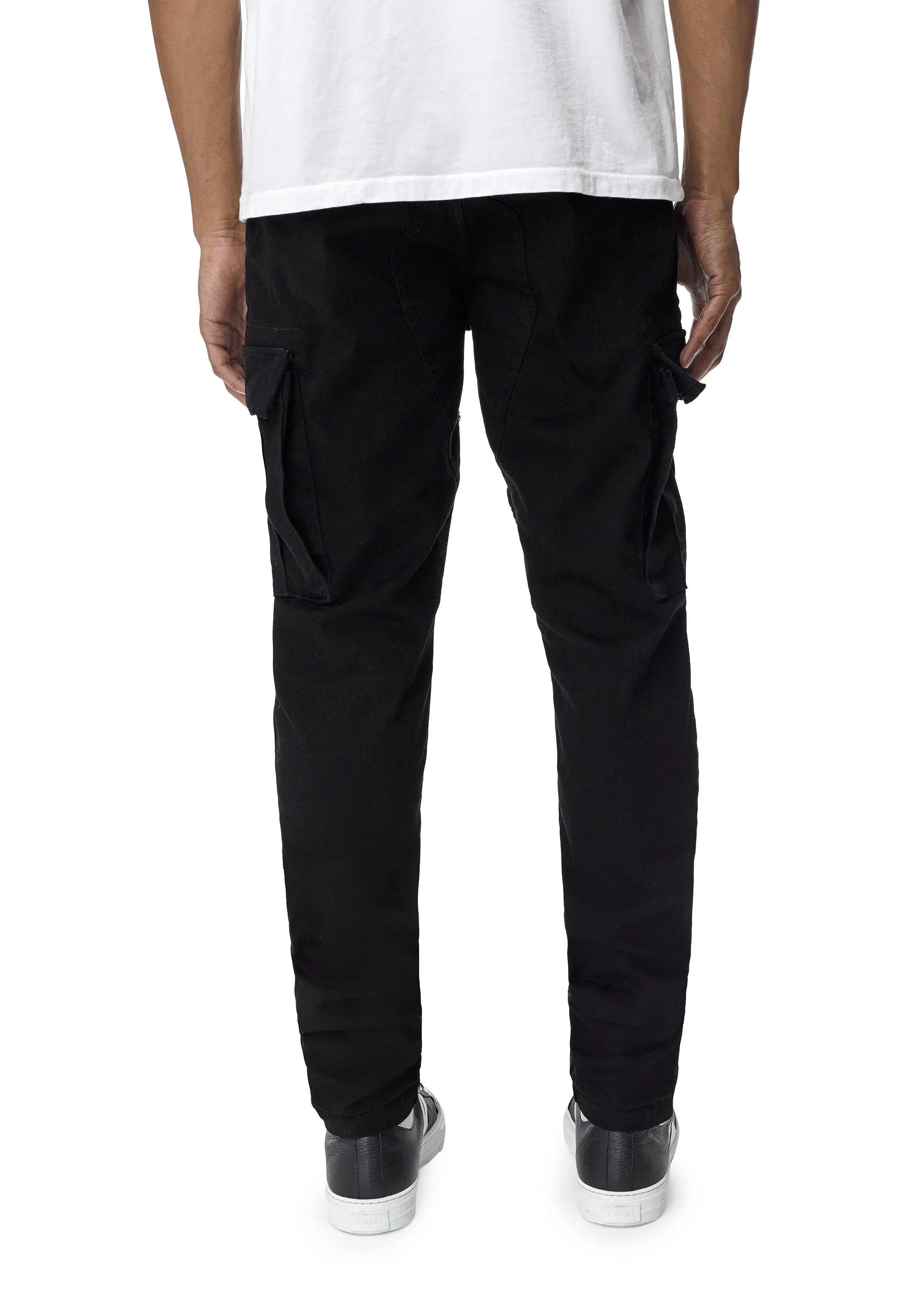 black cargo jeans men