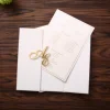 Elegant Hardcover Wedding Invitation With 3D Envelope And Acrylic Monogram