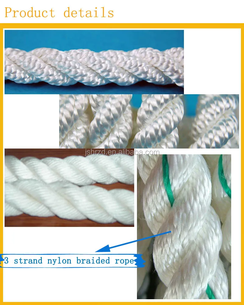 12mm Nylon Rope / 15mm Nylon Rope / 20mm Nylon Rope - Buy 12mm Nylon ...