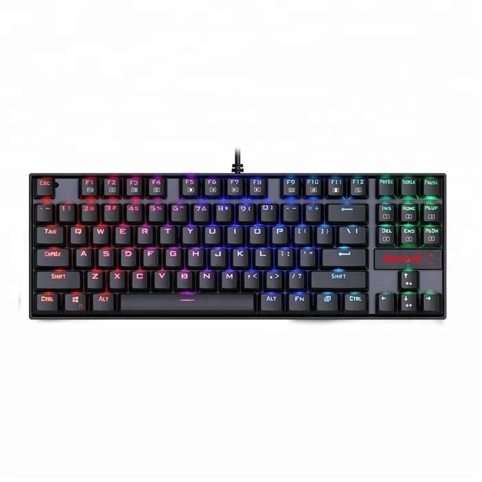 

Full Backlit Design Redragon K552 RGB Keyboard Mechanical, Black