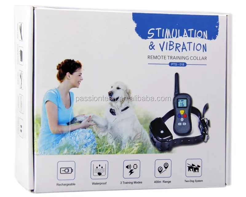 China Water Resistant Remote Training E-collar Dog Shock Collar For Humans Dog Slave Shock Collar Electric Dog Collar