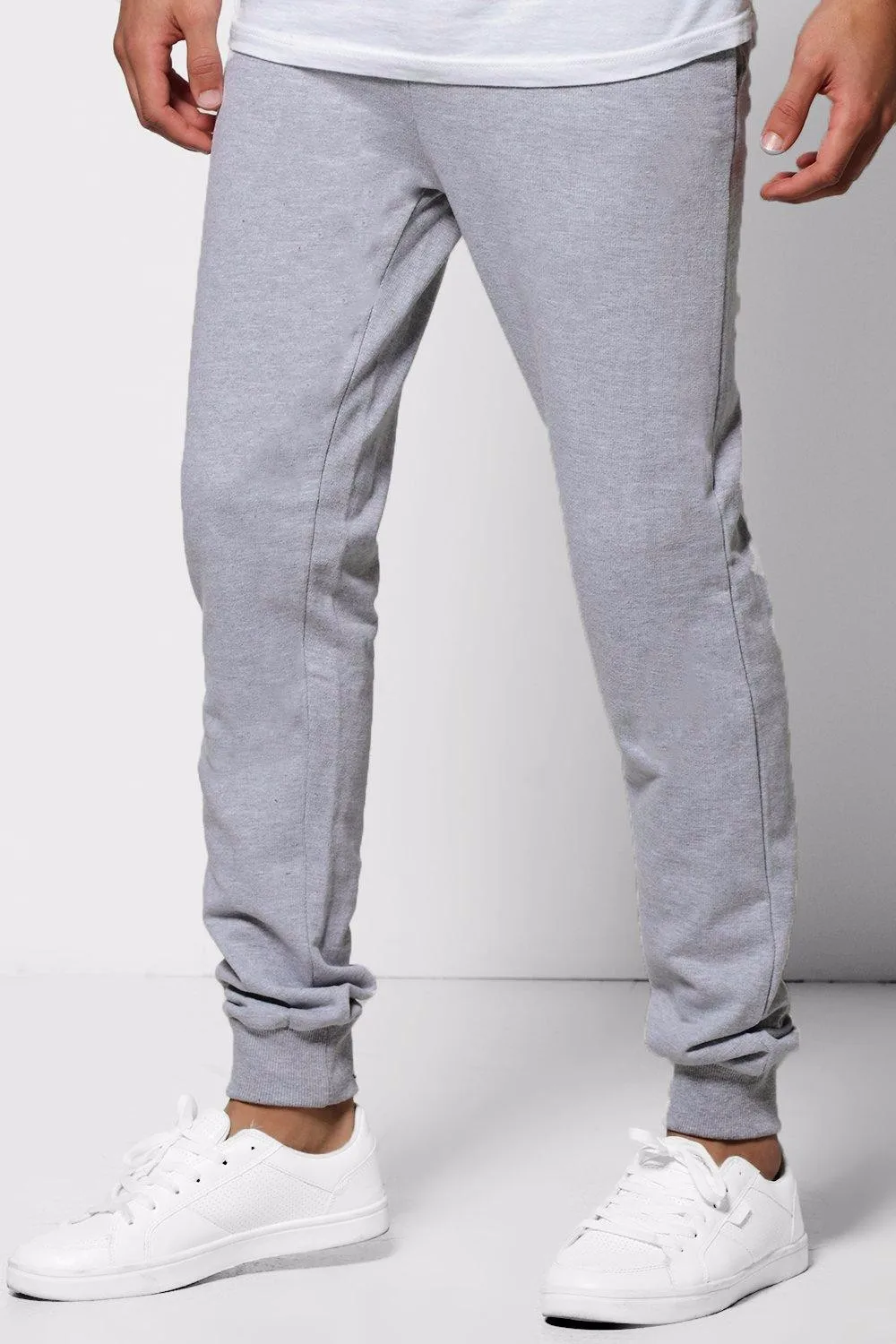 Top Design Grey Mens Pants Straight Skinny Leg Mens Blank Joggers Pants ...