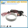 2018 Hot selling 131mm LED SMD WHITE 3014 Angel Eyes Halo Rings Kit light