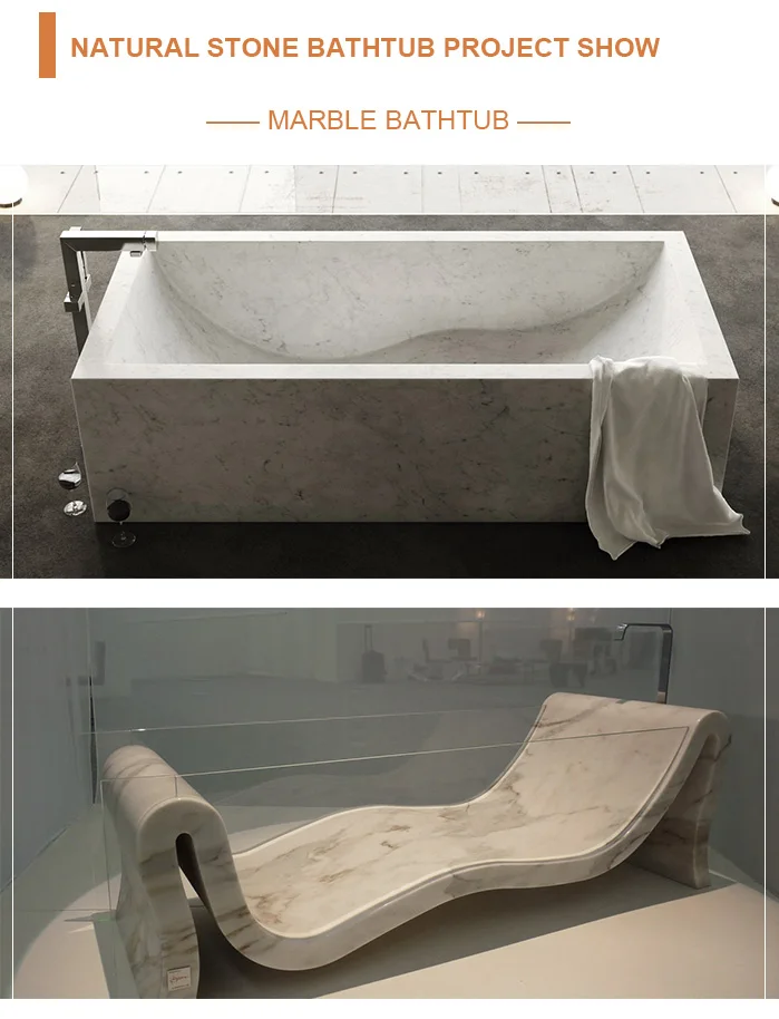 newly design but factory price travertine bath tubs