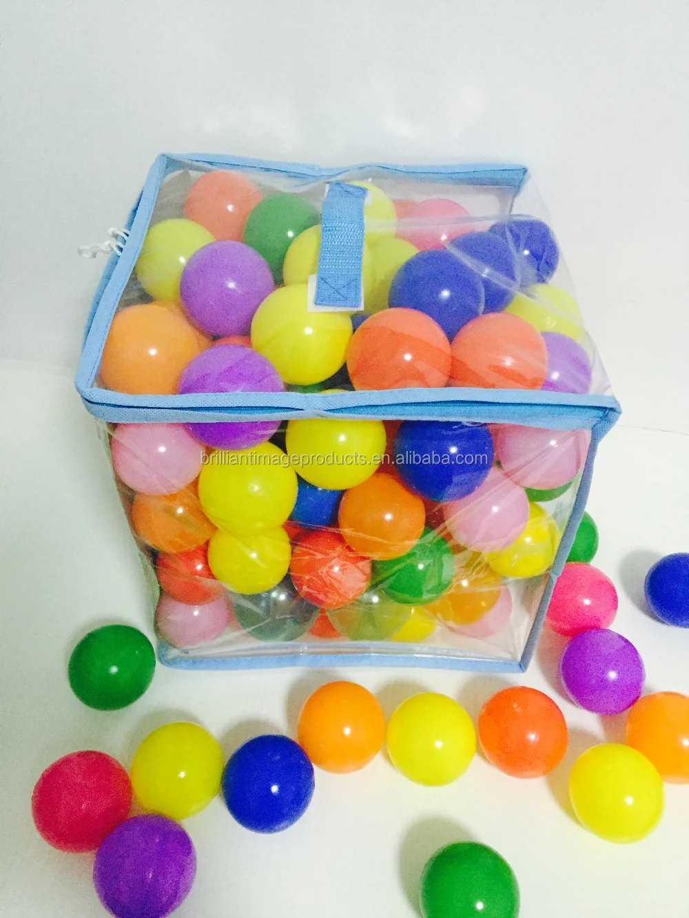 China Best Price Multicolor Clear Plastic Play Ocean Ball Pit Balls