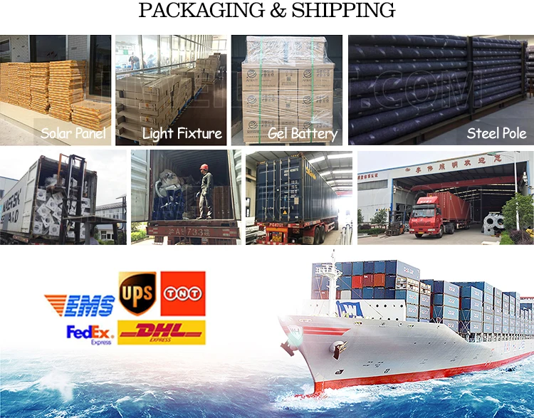 Anti-theft Battery On The Top 12V DC 60W Solar LED Street Light Price