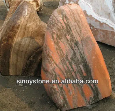 Natural stone boulders for garden decoration