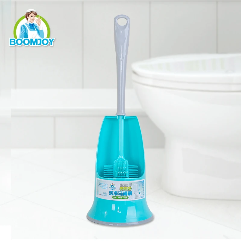 

Boomjoy New Design Double Sided Toilet Bowl Cleaning Brush/Toilet Cleaning, Blue