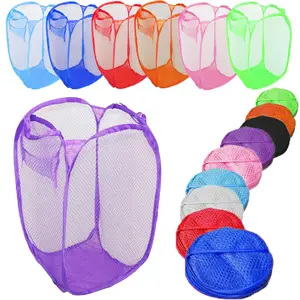 Image of china supplier wholesale pop up mesh laundry basket laundry bag