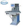 4 color sealed ink cup tampografic pad printing machine with shuttle for mugs/cups /bottles