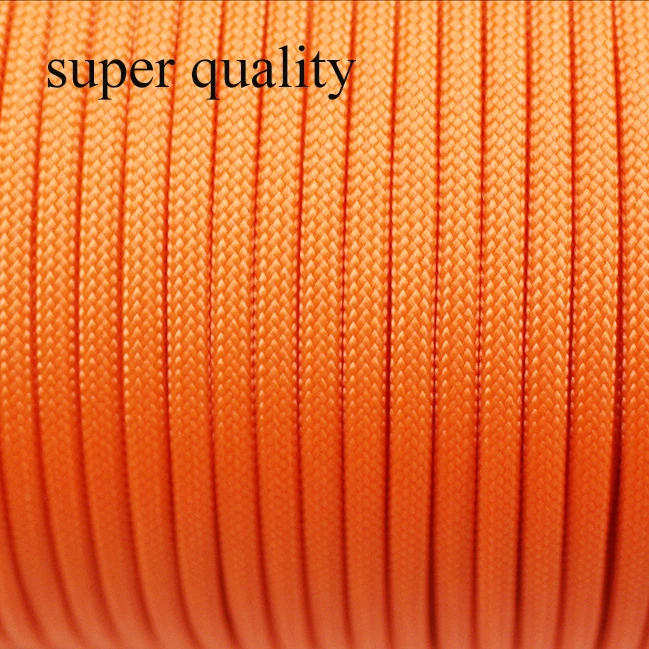 350 Polyester Paracord 550 Nylon Paracord 4mm 7 Strands Parachute Cord