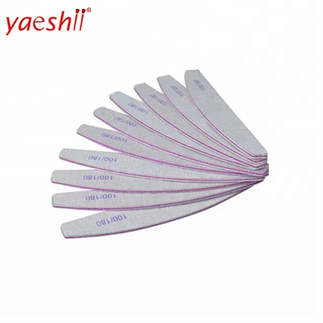 

Yaeshii Nail File 180 Sanding Buffer Block Pedicure Manicure Buffing Polish Beauty Tools Professional Nail Files Grey Boat