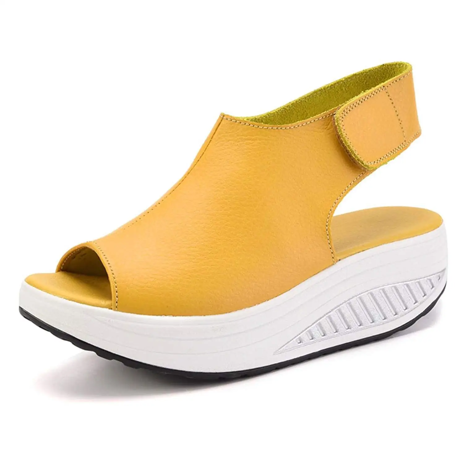 Women Casual Creepers Fashion Peep Toe Platform Shoes Women Flats Summer Breathable Creepers Heels Female Casual Shoes