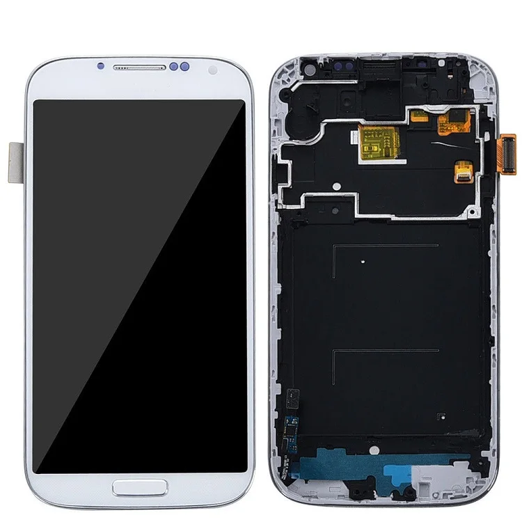 

Mobile Phone Spare Parts Digitizer Lcd Screen Touch for Samsung Galaxy S4 i9500 Replacement with Frame