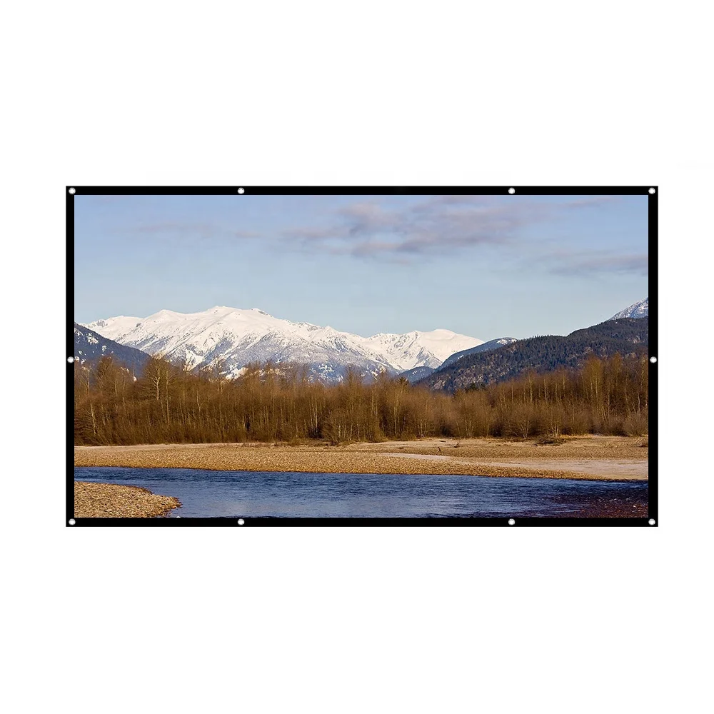 

Projector Screen 120 Inch HD Foldable Anti-Crease Outdoor Indoor Projector Movies Screen for Home Theater Projection screen, N/a