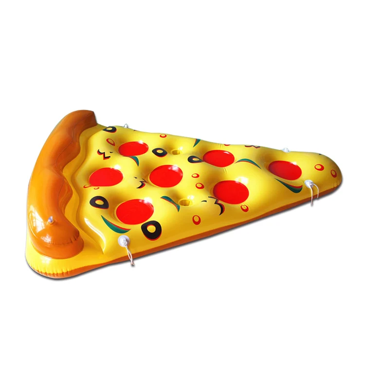 

Wholesale Water Equipment 180*135*30CM Pizza Swimming Pool Float, Yellow
