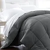 Solid color microfiber Queen poly-fill comforters