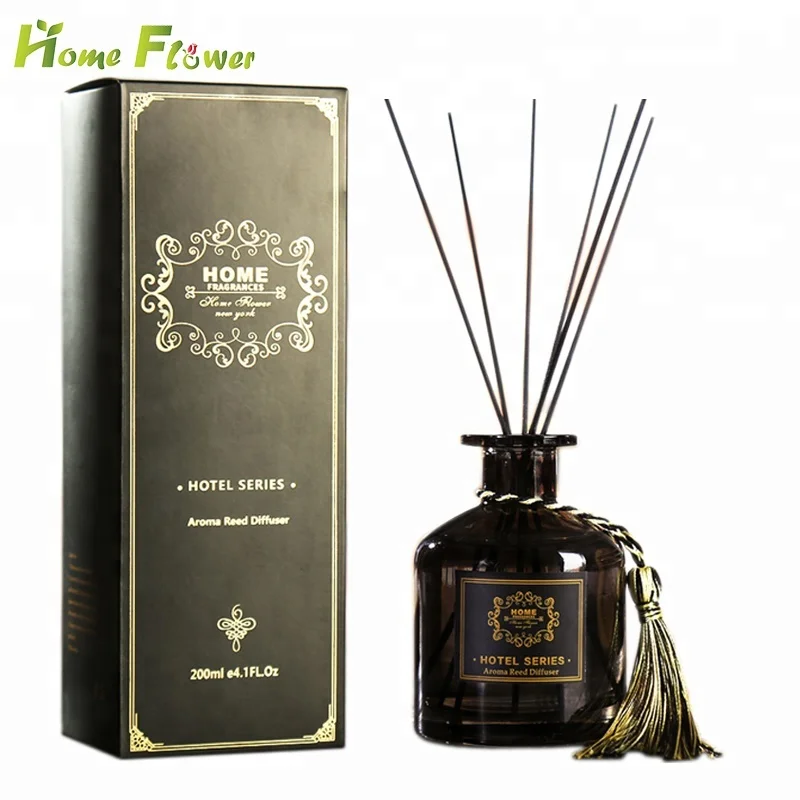 

Decorative Amber Glass Bottle Home Fragrance Reed Diffuser