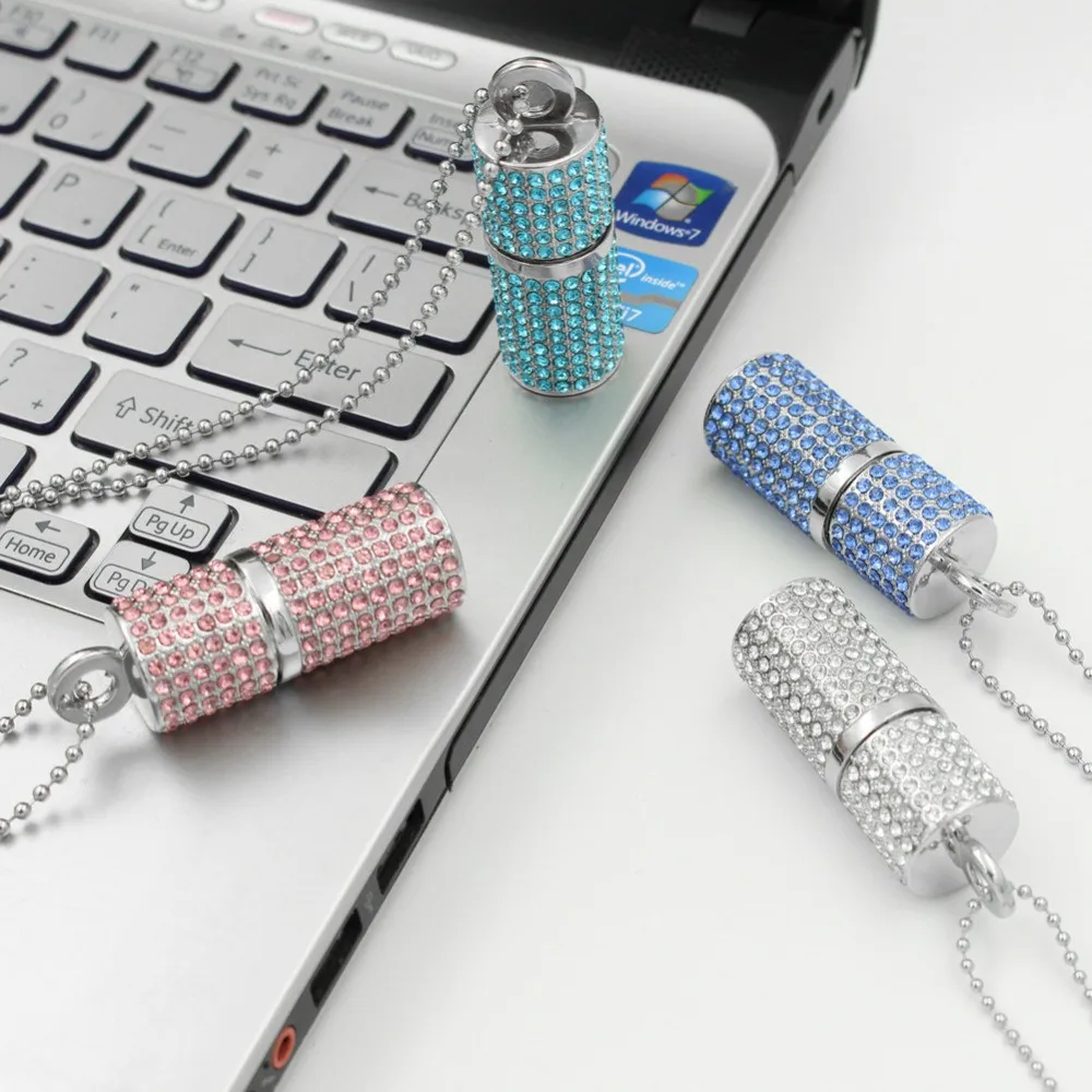 

Diamond USB Jewelry Pendant USB Flash Drive 4GB 8GB USB Stick