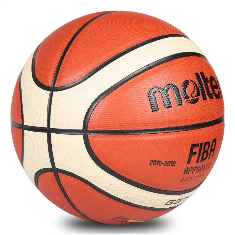 
PALLACANESTRO Size 7 Molten ball leather PU Molten GG7 GG6 basquet official size and weight custom printed basketball ball 