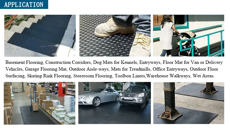 Colorful Anti Slip Subway Bus Coin Rubber Flooring/Sports Rubber Flooring