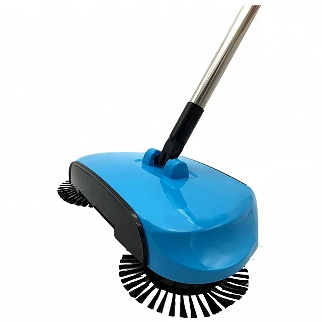 

3 in 1 Household ABS floor sweeper wholesale broom, Red, yellow, green, blue, rose golden