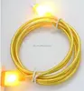 wholesaler colorful round led micro usb cable for Samsung Android phones