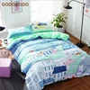 Comfortable Kids Cartoon Bedding sets Boys 100% Cotton Children Colorful Duvet cover sets Baby Crib Comforter Printed Bed sheets