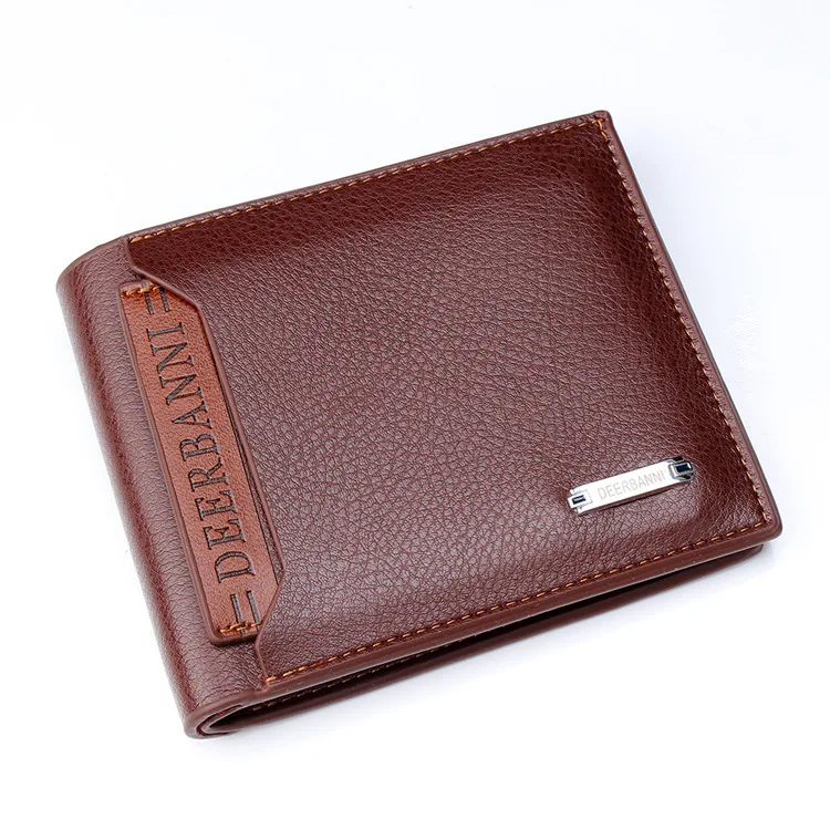 mens leather money bag