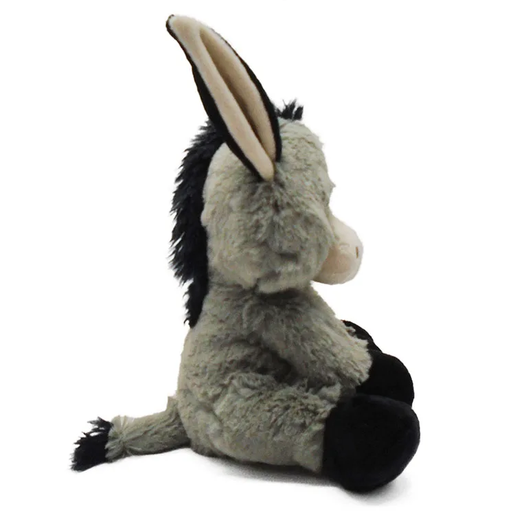 20cm Grey Donkey Stuffed Plush Toys Donkey In Sitting Style Buy Plush