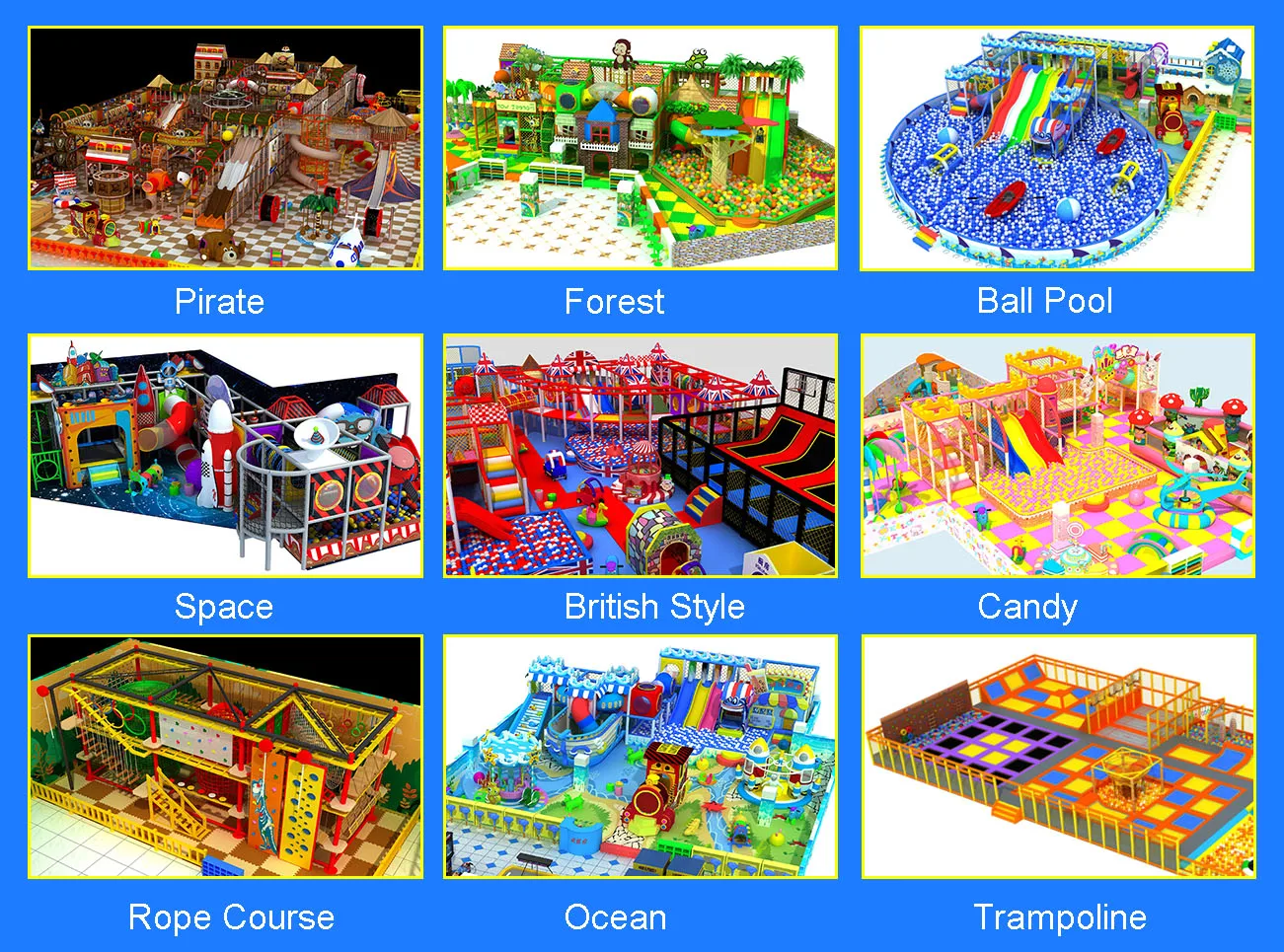 Hottest Indoor Playground Commercial Shopping Mall Amusement Park Kids