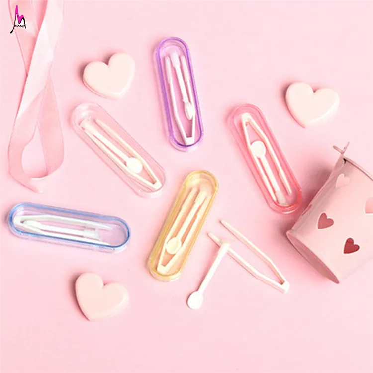 

Fashion Contact Lens Case Accessories Cute Contact Lens Case With Tweezer, Customized