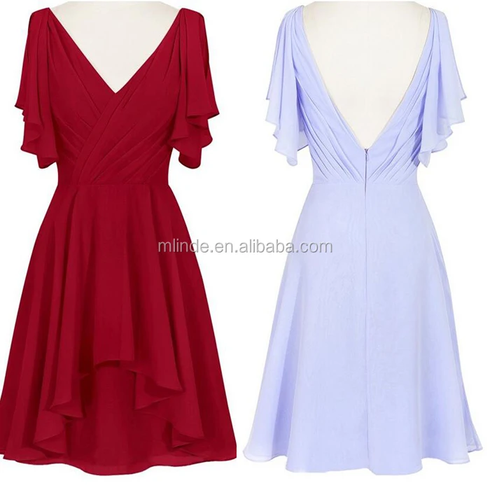 plain chiffon dress designs