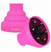 

Silicone foldable universal portable collapsing attachment large hand curls natural Hair dryer diffuser