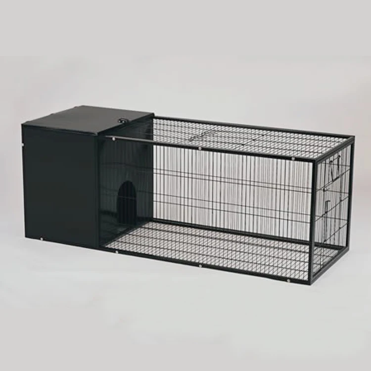 Commercial New Metal Rabbit Cage Breeding With Plastic Tray For Sale