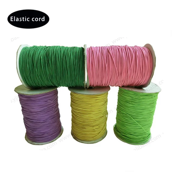 

Hot sale custom good quality round nylon elastic braided cord, Pantone color