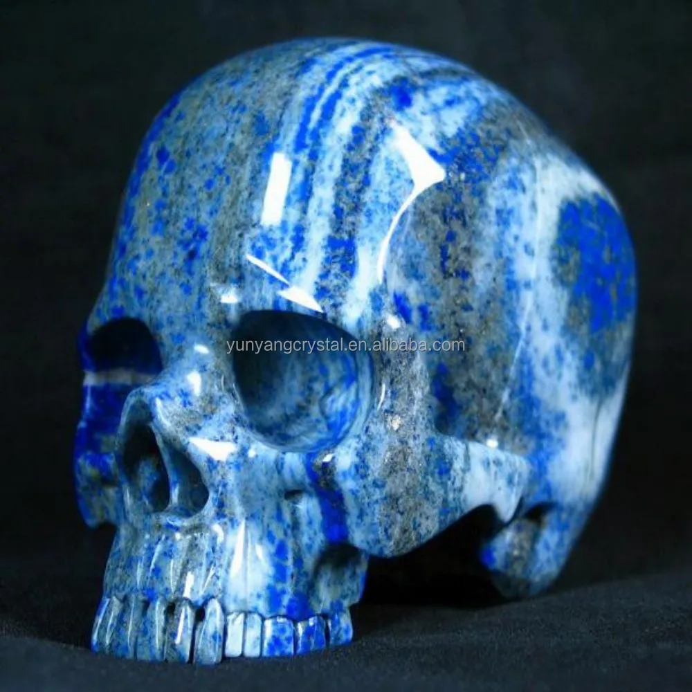 lapis lazuli skull
